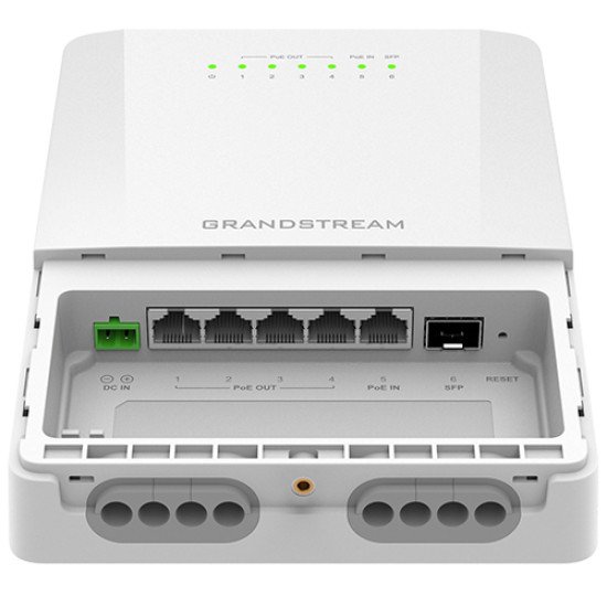 Grandstream Networks GWN7710R commutateur réseau Géré L2 Gigabit Ethernet (10/100/1000) Connexion Ethernet POE Blanc