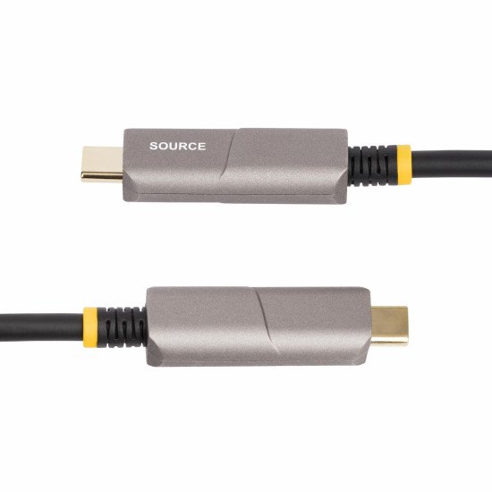 StarTech.com Câble USB-C vers HDMI 2.0 Optique Actif (AOC) de 15,2m, 4K 60Hz, Classé CL3, Câble Optique Actif, Câble Adaptateur USB Type-C vers HDMI Unidirectionnel