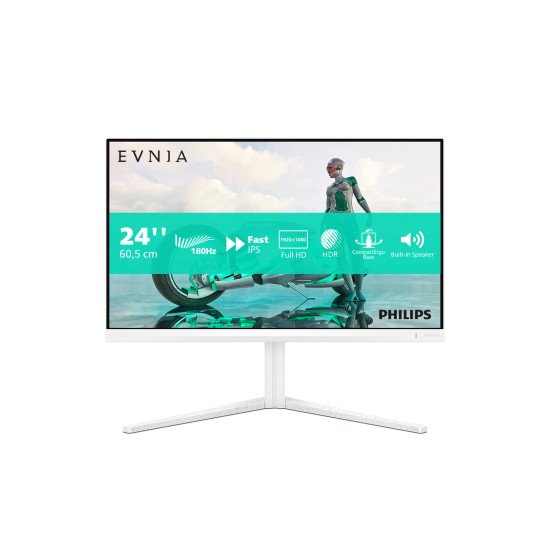 Philips Evnia 24M2N3201A/00 écran PC 60,5 cm (23.8") 1920 x 1080 pixels Full HD LCD Blanc