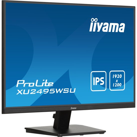 iiyama ProLite XU2495WSU-B7 écran PC 61 cm (24") 1920 x 1200 pixels 4K Ultra HD LED Noir