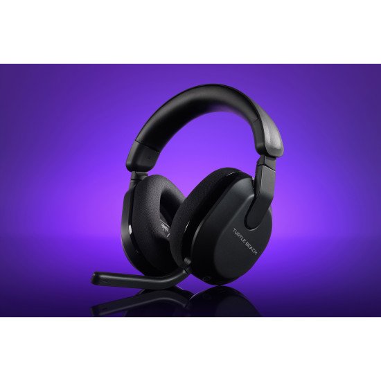 Turtle Beach Casque gaming amplifié multiplateforme sans fil Stealth 600 pour PC, PS5, PS4, Nintendo Switch et mobile - Bluetooth, 80 heures de batterie, microphone antibruit désactivable par basculement et Waves 3D Audio – Noir