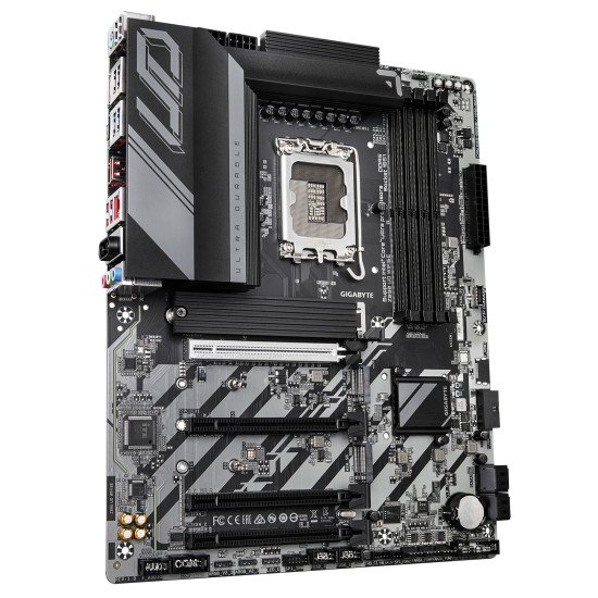 GIGABYTE Carte mère Z890 UD WIFI6E - Prend en charge les processeurs Intel Core Ultra (Série 2), VRM à 12+1+2 phases, jusqu'à 8800MHz DDR5 (OC), 1xPCIe 5.0 + 2xPCIe 4.0, Wi-Fi 6E, LAN 2.5GbE, USB 4