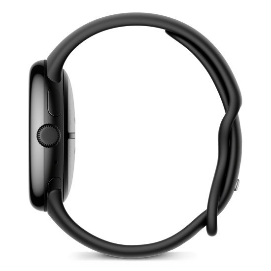 Google Pixel Watch 3 AMOLED 45 mm Numérique Écran tactile 4G Noir Wifi GPS (satellite)