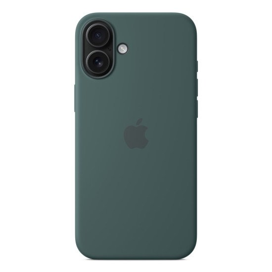 Apple Coque en silicone avec MagSafe pour iPhone 16 Plus - Vert lacustre