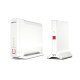 FRITZ! Mesh Set 4060 + 3000 AX INT Tri-bande (2,4 GHz / 5 GHz / 5 GHz) Wi-Fi 6 (802.11ax) Blanc 4x4