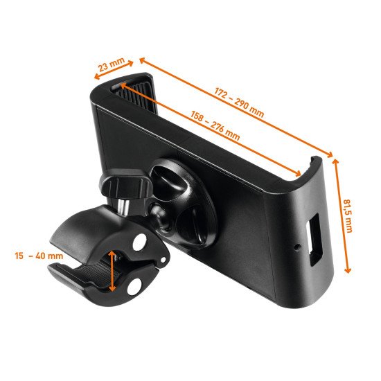 Durable Tought Clamp XL Support passif Ordinateur portable, Mobile/smartphone, Tablette / UMPC Noir