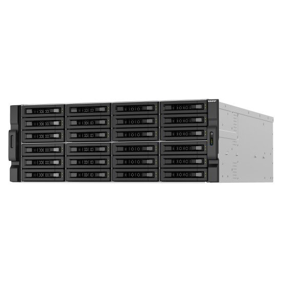 QNAP TS-h3087XU-RP-E2378-64G NAS Rack (4 U) Intel Xeon E E-2378 64 Go DDR4 480 To QuTS hero Noir, Blanc