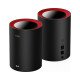 Cudy M3000 2-Pack Bi-bande (2,4 GHz / 5 GHz) Wi-Fi 6 (802.11ax) Noir, Rouge 1 Interne