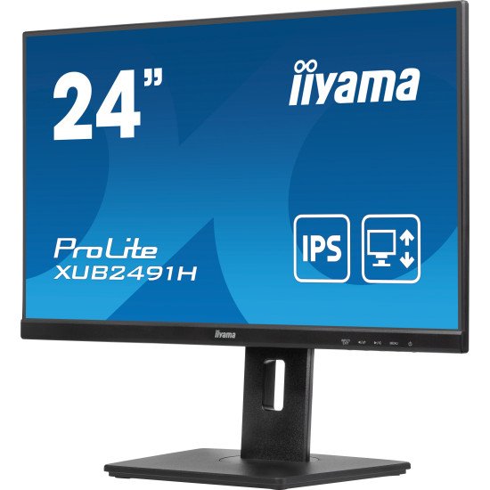 iiyama ProLite XUB2491H-B1 écran PC 60,5 cm (23.8") 1920 x 1080 pixels Full HD LED Noir