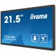 iiyama TW2223AS-B2 affichage de messages Écran plat interactif 54,6 cm (21.5") Wifi 400 cd/m² Full HD Noir Écran tactile Intégré dans le processeur Android 12 24/7