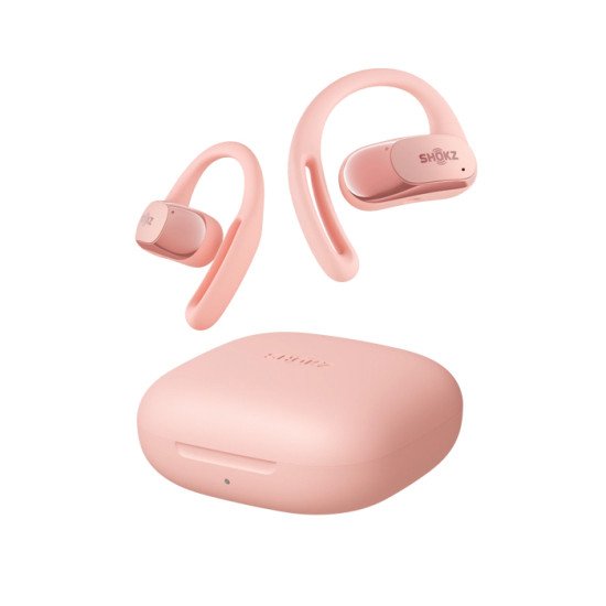 SHOKZ OpenFit Air Casque Sans fil Crochets auriculaires Appels/Musique/Sport/Au quotidien Bluetooth Rose