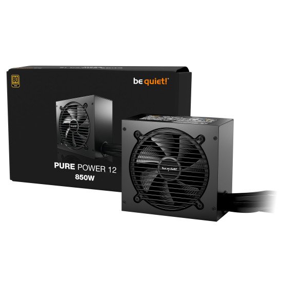 be quiet! PURE POWER 12 850W unité d'alimentation d'énergie 20+4 pin ATX ATX Noir