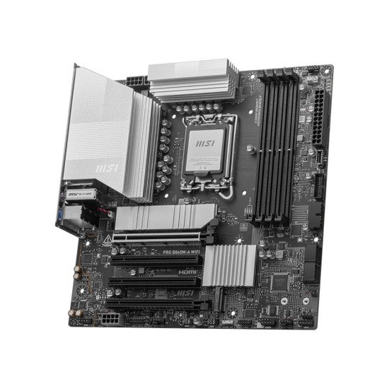 MSI PRO B860M-A WIFI carte mère Intel B860 LGA 1851 (Socket V1) micro ATX