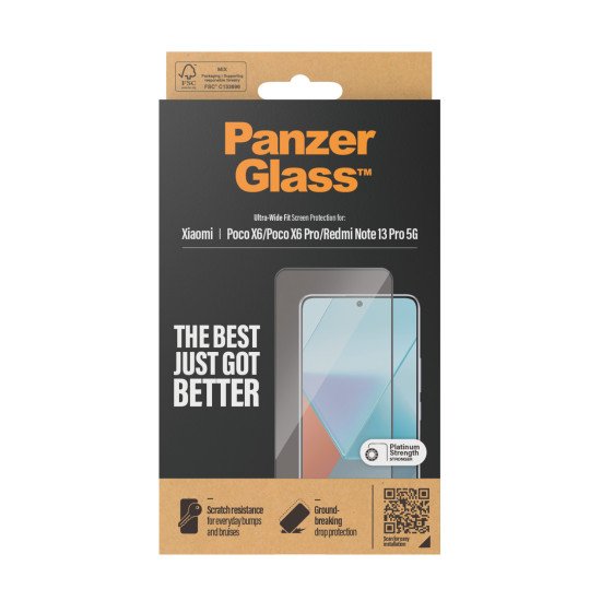 PanzerGlass TM Xiaomi Redmi Note 13 Pro Protection d'écran transparent 1 pièce(s)