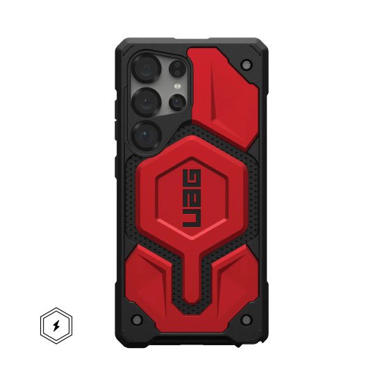 Urban Armor Gear Monarch Pro coque de protection pour téléphones portables 17,3 cm (6.8") Housse Noir, Rouge