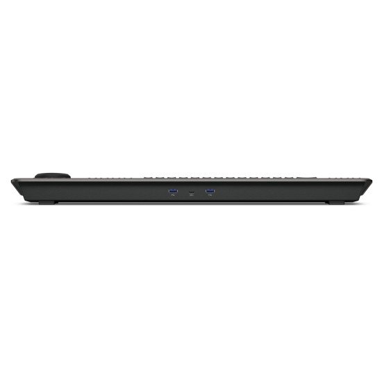 Blackmagic Design BMD-DV/RES/BBPNLMLEKB clavier QWERTY Noir, Gris