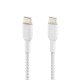 Belkin BoostCharge câble USB 2 m USB C Blanc