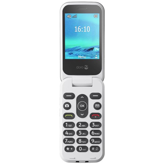 Doro 2880 124,1 g Noir, Blanc Téléphone numérique