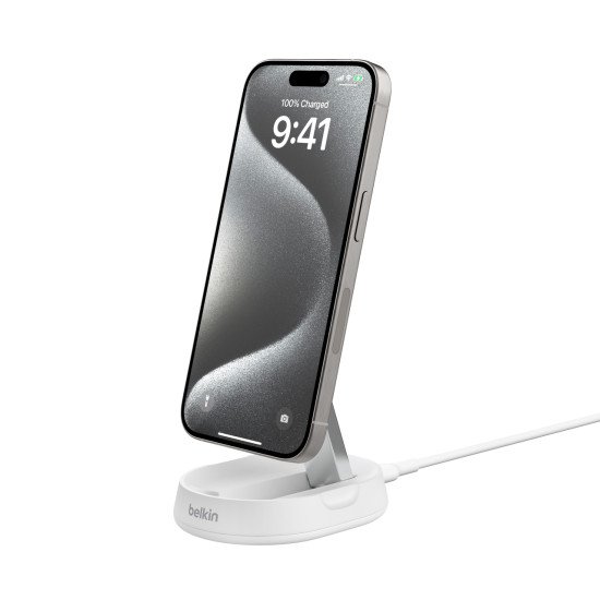 Belkin BoostCharge Pro Smartphone Blanc Secteur Recharge sans fil Charge rapide Intérieure