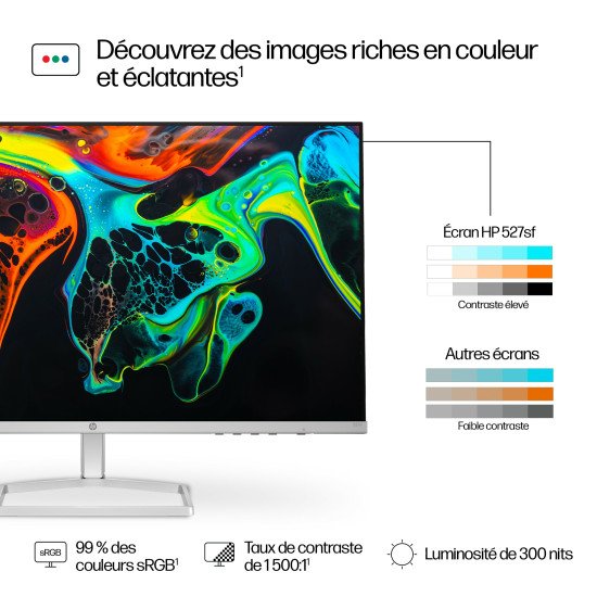 HP Series 5 Écran Full HD 27 pouces Série 5 - 527sf