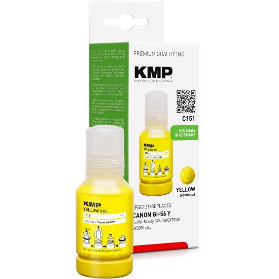 KMP 1584,0009 cartouche d'encre 1 pièce(s) Compatible Jaune