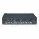 StarTech.com Switch KVM DisplayPort 4 Ports, Moniteur Unique 4K 60Hz, 6 Ports USB, Commutation par Touche de Raccourci et Bouton-Poussoir, DisplayPort 1.2, Commutateur KVM, Indépendant de l'OS, Conforme TAA