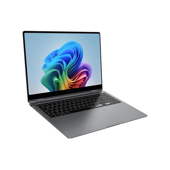 Samsung Galaxy Book5 Pro 360 Intel Core Ultra 5 226V Hybride (2-en-1) 40,6 cm (16") Écran tactile WQXGA+ 16 Go LPDDR5x-SDRAM 512 Go SSD Wi-Fi 7 (802.11be) Windows 11 Pro Gris