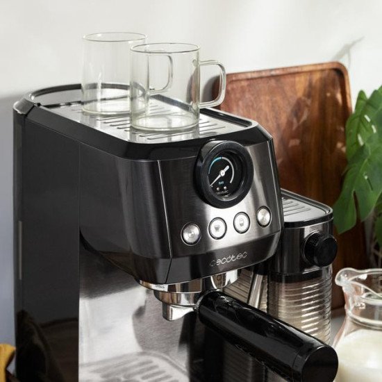 Cecotec Power Espresso 20 Steel Pro Latte Semi-automatique Machine à expresso 1,3 L