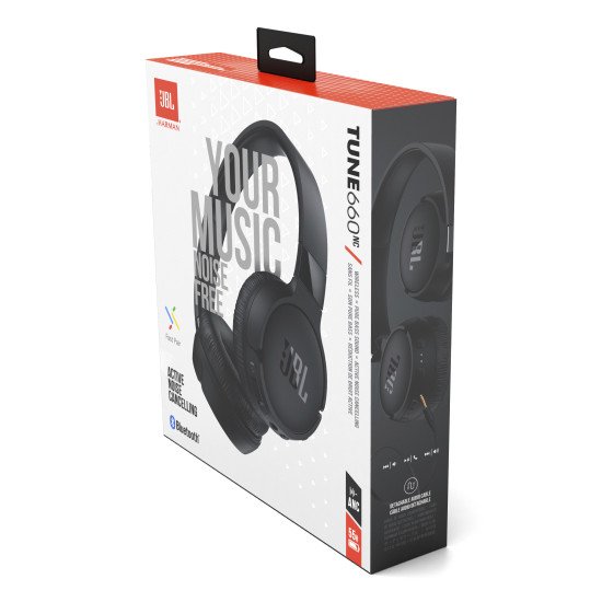 JBL Tune 660NC Casque Sans fil Arceau Appels/Musique Bluetooth Noir