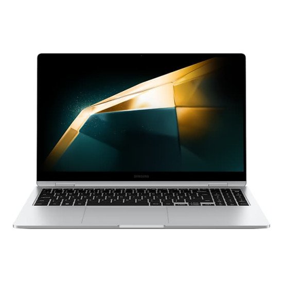 Samsung Galaxy Book4 360 NP750QGK-KS1BE laptop Hybride (2-en-1) 39,6 cm (15.6") Écran tactile Full HD Intel Core 7 150U 16 Go LPDDR5x-SDRAM 512 Go SSD Wi-Fi 6E (802.11ax) Windows 11 Home Argent