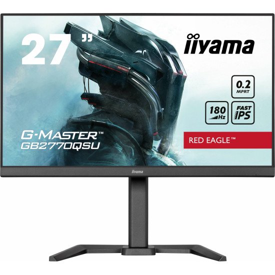 iiyama G-MASTER GB2770QSU-B6 écran PC 68,6 cm (27") 2560 x 1440 pixels 2K Ultra HD Noir