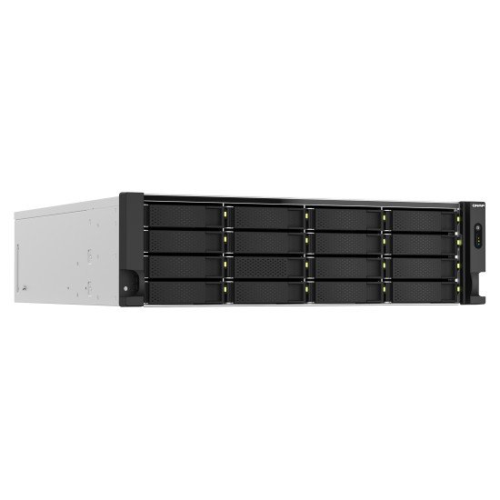 QNAP TS-H2287XU-RP-E2336-32G NAS Rack (3 U) Intel Xeon E E-2336 32 Go DDR4 0 To QuTS hero Noir, Blanc