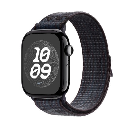 Apple MYJD3ZM/A accessoire intelligent à porter sur soi Bande Noir, Bleu Nylon