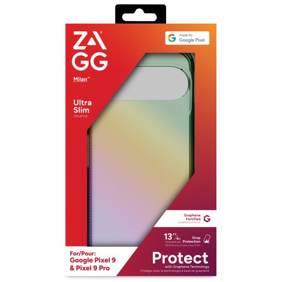 ZAGG Milan Snap coque de protection pour téléphones portables 16 cm (6.3") Housse Multicolore