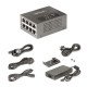 StarTech.com Injecteur PoE++ Multi-Gigabit à 4 Ports, Ethernet 5/2.5/1G (NBASE-T), PoE/PoE+/PoE++ (802.3af/802.3at/802.3bt), Puissance Absorbée 160Watts, Montage Mural/Rail DIN, Non Géré