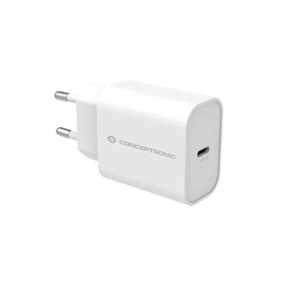 Conceptronic ALTHEA10W chargeur d'appareils mobiles Universel Blanc Secteur Charge rapide Intérieure