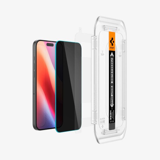 Spigen GLAS.tR EZ Fit | Privacy Protection d'écran transparent Apple 2 pièce(s)