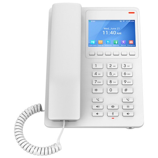 Grandstream Networks GHP630 téléphone fixe Blanc 2 lignes LCD Wifi