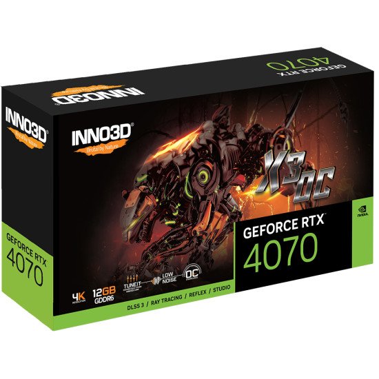 Inno3D GeForce RTX 4070 X3 OC NVIDIA 12 Go GDDR6