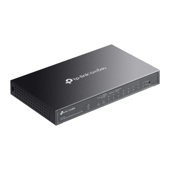 TP-Link Omada ES210GMP commutateur réseau Géré Gigabit Ethernet (10/100/1000) Connexion Ethernet POE Noir