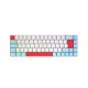 CHERRY MX-LP 2.1 Compact Wireless clavier RF sans fil + Bluetooth AZERTY Français Blanc