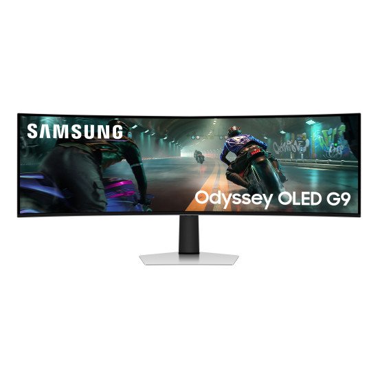 Samsung S49DG912S écran PC 124,5 cm (49") 5120 x 1440 pixels Dual QHD OLED Argent