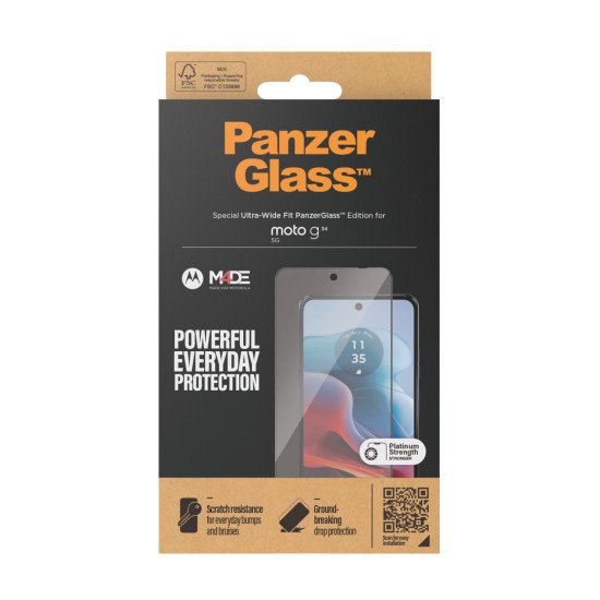 PanzerGlass TM Motorola Moto G34 Protection d'écran transparent 1 pièce(s)