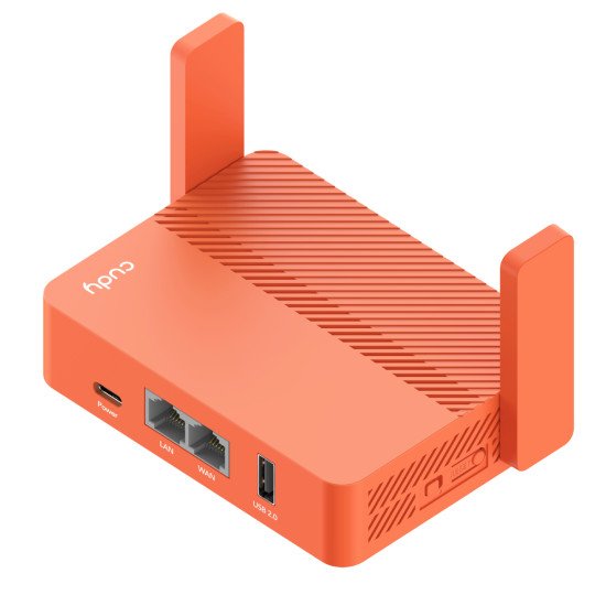 Cudy AC1200 routeur sans fil Fast Ethernet Orange