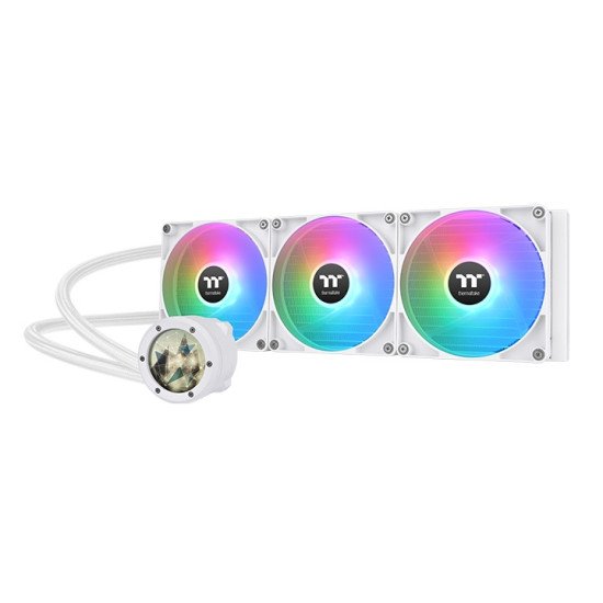 Thermaltake TH420 V2 Ultra ARGB Processeur Refroidisseur hybride Blanc 1 pièce(s)