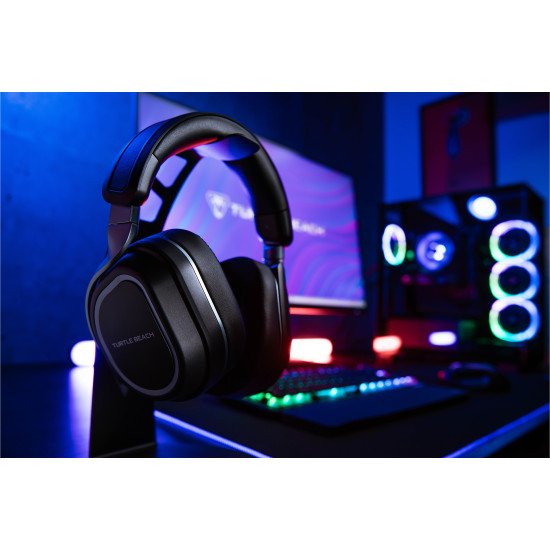 Turtle Beach Casque gaming amplifié multiplateforme sans fil Stealth 700 pour PC, PS5, PS4 et mobile - Audio 24 bits, haut-parleurs 60 mm, microphone avec isolation acoustique par l'IA, Bluetooth, autonomie de la batterie de 80 h - Noir