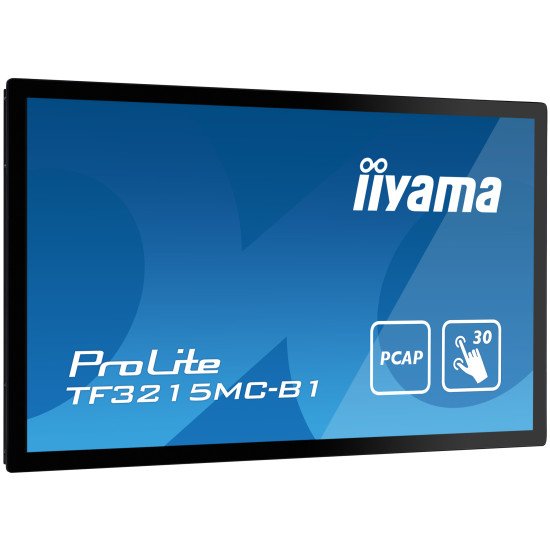 iiyama ProLite TF3215MC-B2 écran PC 80 cm (31.5") 1920 x 1080 pixels Full HD LED Écran tactile Kiosque Noir