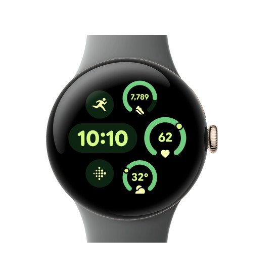 Google Pixel Watch 3 AMOLED 41 mm Numérique Écran tactile Or Wifi GPS (satellite)