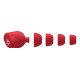 Apple Beats Solo Buds - Écouteurs totalement sans fil - Rouge transparent