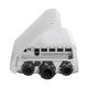 Mikrotik CRS504-4XQ-OUT commutateur réseau Géré L3 Fast Ethernet (10/100) Connexion Ethernet POE 1U Blanc